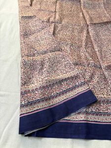 Vintage Silk Print Saree
