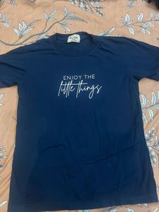 Navy Blue "Enjoy the Little Things" T-Shirt
