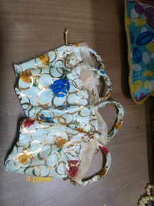 Red Velvet Drawstring Pouch