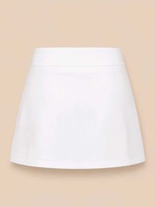 SLEEK WHITE MINI SKORTS