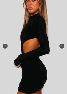 Black Cutout Mini Dress
