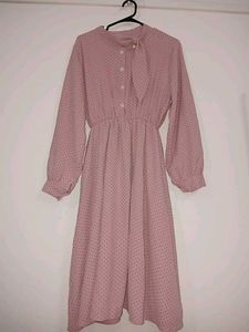 Pink Polka Dots Dress