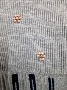 Grey Knit Winter Dress