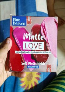 Blue Heaven Matte Love Mini Lipsticks