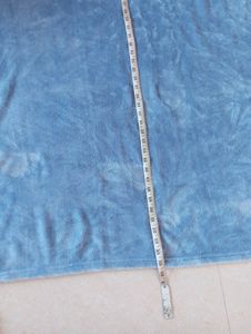 Soft Blue Plush Blanket