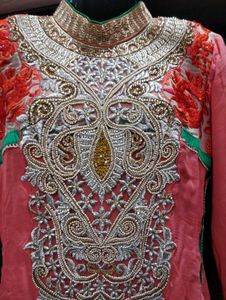Elegant Pink Embroidered Kurti