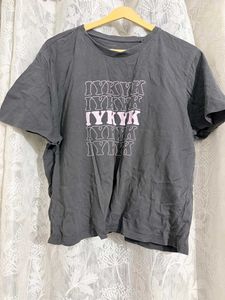 Zudio Grey "IYKYK" Graphic T-Shirt