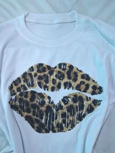 Leopard Lips Graphic Tee