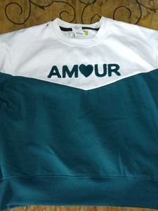 Amour Two-Tone Sweatshirt