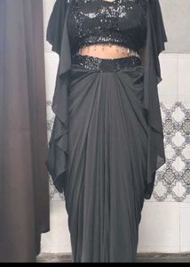 Elegant Black Lehenga Choli Set