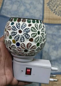 Mosaic Glass Night Light Lamp