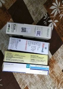 glybest lotion, adapalene, aziderm, zinc oxide