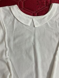 White Puff Sleeve Blouse