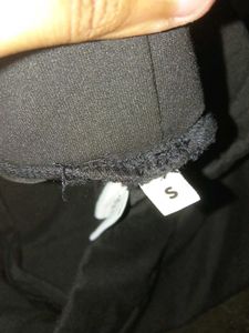 Low waisted black Flare Y2K tights (for short girl