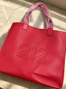 Carolina Harrera Red Tote Bag