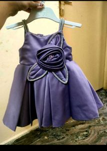 Baby Girl Lilac Dress &amp; Shoes Set