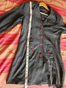 Velvety Coat For Girls