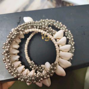 Bohemian Shell & Bead Bracelet Set