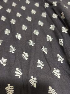 Chic Black Printed flared short kurti