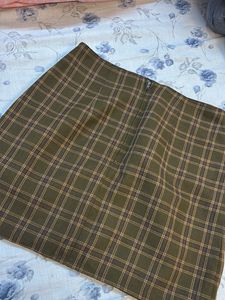 Plaid Mini Skirt