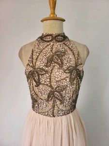 Stunning Embellished Halter Neck Gown