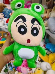 Cute Crayon Shin-chan Frog Plush Toy