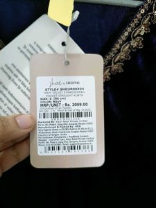 💓shae by Sassafras Elegant Velvet Kurta