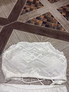 White Lace Bikini Set