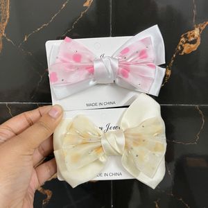 Cute Bow Hair Clip Set