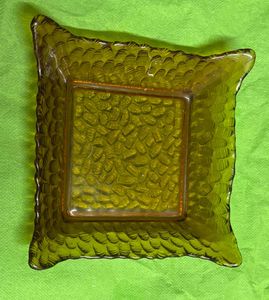 🆕Serving Small Square Plate Clear Glass