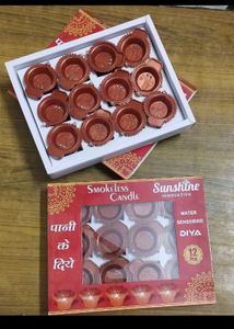 Pack Of 12 Water Sensor Diya