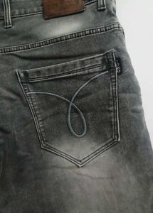 Stylish Grey Wash Denim Jeans