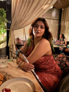 Brown Marble Print One-Shoulder Dress