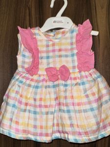 Candyhouse Girls Plaid Ruffled Dress