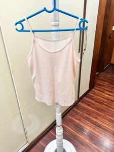 Soft Pink Spaghetti Strap Tank Top