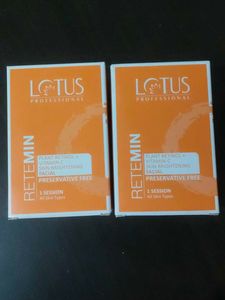 Lotus Professional Retemin Facial Kit - 2 Pc