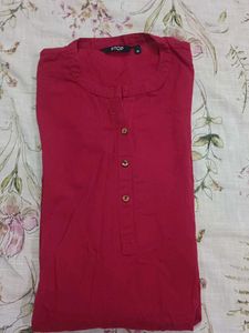 Maroon Kurta