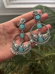 Boho Elephant Jhumka Earrings