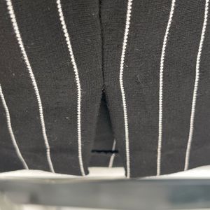 Striped Black Mini Skirt
