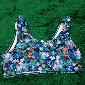 Floral Ruffled🆕🎁 Bikini Top