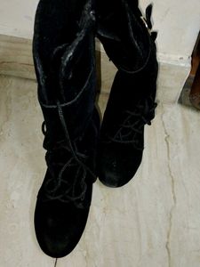 Black Heeled Ankle Boots