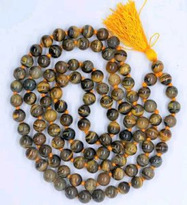 Tiger's Eye Mala 108 Beads