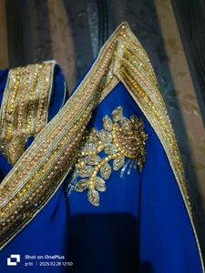 Women And Girls Blue Saree