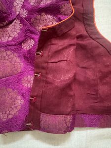 Designer Banarasi Silk Blouse 🌺