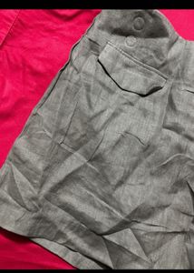 Gray Skirt Shorts Combo