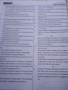 English Class XII Booklet