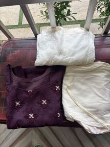 Elegant Embroidered Kurta Set