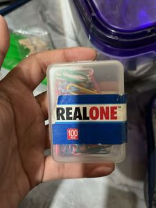 Realone 100 Pcs Colorful Paper Clips