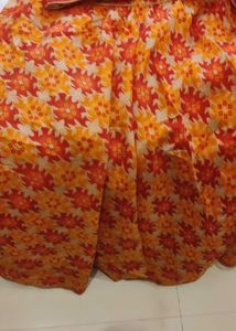 Vibrant Floral Lehenga Skirt