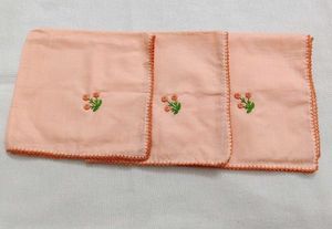 Hand Embroidered Handkerchief (Pack of 3)